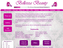 Tablet Screenshot of bellezzaswindon.co.uk